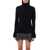 LOW CLASSIC Low Classic Puff Sleeves Turtleneck Sweater Black