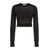 Nina Ricci Nina Ricci Knitted Crop Top Black