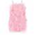 MSGM Msgm Square-Neck Ostrich-Feather Minidress PINK