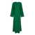 ROHE Minimal Wide Sleeved Silk Dress GREEN