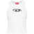 Diesel Diesel Logo Tank Top WHITE