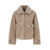 URBANCODE Beige Shearling Jacket With Classic Wide Collar In Ecofur Woman Beige