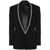 Balmain Balmain Rhinestone Piping Gdp Shawl Collar Jacket Clothing Black