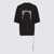 Rick Owens Rick Owens Drkshdw Black Cotton T-Shirt Black