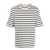 Jil Sander Jil Sander Striped Cotton T-Shirt Beige