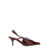 Jeffrey Campbell Bordeaux Slingback Pumps With Bucklestrap Closure In Patent Leather Woman Red