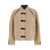 LOW CLASSIC Beige Cropped Reversible Coat In Ecofur Woman Beige