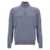 Brunello Cucinelli Brunello Cucinelli Cashmere Turtleneck Sweater BLUE