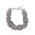 Brunello Cucinelli Silver-Colored Chunky Bracelet With Beads In Brass Woman GREY