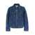 Casablanca Blue Jacket With All-Over Monogram In Denim Man BLUE