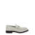 Brunello Cucinelli White Loafers With Monil With Chain Detail In Leather Woman WHITE