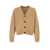 AMI Paris AMI Paris Embossed Cardigan Beige