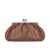 Max Mara Weekend MAX MARA WEEKEND PASTICCINO PROVINO LARGE LIGHT BROWN CLUTCH BAG Black