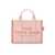 Marc Jacobs MARC JACOBS THE JACQUARD MEDIUM TOTE ROSE HANDBAG Pink