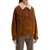 Golden Goose "Babette Leather Jacket" TOBACCO BROWN