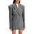 THE ANDAMANE Octavia Hourglass Blazer GREYWHITE