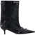 Balenciaga Cagole Ankle Boots BLACK/SILVER