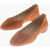 Chloe Suede Leather Ballerinas Orange