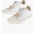 Maison Margiela Mm22 Low-Top Leather Sneakers With Raw Cut Details White