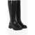 Michael Kors Leather Boots With Zip Detail Black