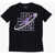 Nike Air Jordan Printed Flight Galaxy Glow Crew-Neck T-Shirt Black