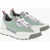 Thom Browne Low-Top Tech Runner Sneakers With Suede Inserts Green