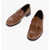 LIDFORT Leather Penny Loafers Brown