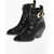 Giuseppe Zanotti Snakeskin Guns Booties With Buckle Detail Heel 6 Cm Black