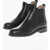 Armani Emporio Chelsea Leather Boots Black