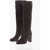 Michael Kors Suede Luella Boots Heel 9 Cm Brown