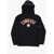 Converse Fleeced Cotton Blend Hoodie With Frontal Logo Black