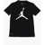 Nike Air Jordan Dri-Fit Crew-Neck T-Shirt With Printed Logo Black