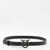 Pinko Pinko Black Leather Belt Black