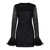 ROTATE Birger Christensen Rotate Birger Christensen Dress Shiny Black