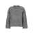 TWINSET Grey Crewneck Sequin Sweater In Viscose Blend Woman GREY