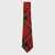 Alexander McQueen Alexander McQueen Red And Black Silk Tie 