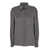 Alberta Ferretti Grey Shirt With Pointed Collar In Silk Blend Woman GREY