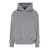 Philosophy Grey Hoodie With Tonal Logo Print In Cotton Woman GREY