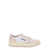 AUTRY 'Medalist' Pink And White Low Top Sneakers In Leather Woman PINK