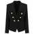 Balmain Balmain Double-Breasted Wool Jacket Black