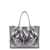 GIANNI CHIARINI Gianni Chiarini Marcella Smooth Leather Tote Bag SILVER