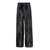 PT TORINO Lorenza Flare Paillettes Pants Black