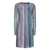 MISSONI BEACHWEAR Missoni Striped Short Dress CLEAR BLUE