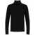 LANEUS Laneus High-Neck Wool Sweater Black