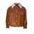 Golden Goose Golden Goose Split Leather Jacket BROWN