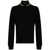 Paul Smith Paul Smith Black Merino Wool Cardigan With Stripe Detail Black