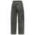 MM6 Maison Margiela Mm6 Maison Margiela High-Waisted Cotton Boyfriend Jeans GREY