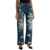 Marc Jacobs Jeans 'The Rip And Repair Straight Jean PUNK INDIGO