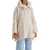 Pinko Face Double-Faced Cloth Medal Cloak/ BEIGE