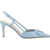 Valentino Garavani Vlogo Pumps Slingback BLU PORCELLANA